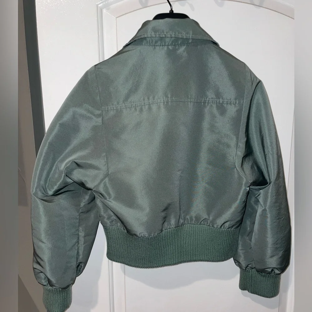 RED Valentino Satin Faille Cropped Bomber Jacket ✨ Size Small / IT 40 - Picture 7 of 12